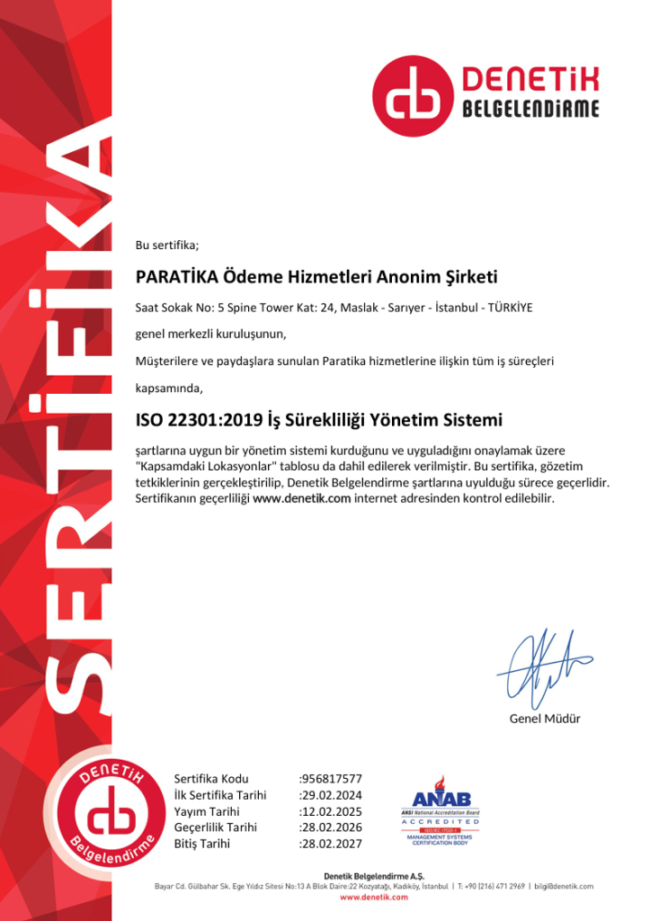 paratika iso 22301 2019