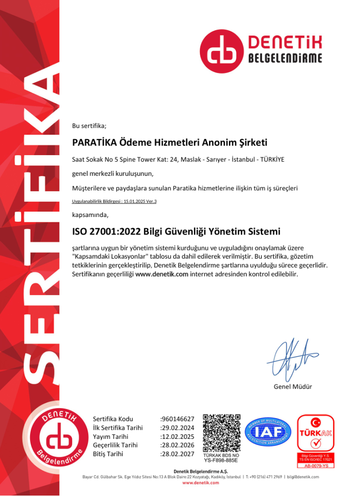 paratika iso 27001 2022